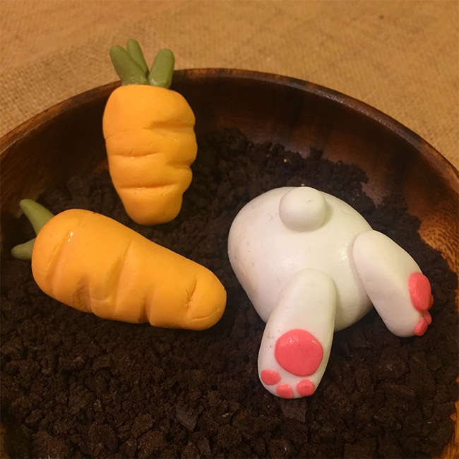 復活兔及紅蘿蔔造形湯丸
